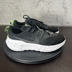 Nike Womens Size 7 Crater Impact Black/Iron Grey-Off Noir Lace Up Sneakers